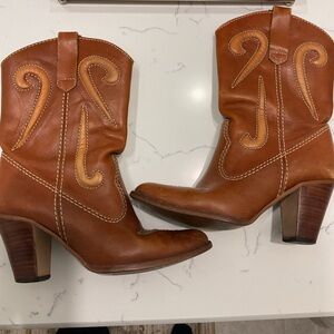Leather Heeled Boots